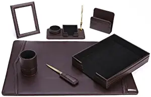 Office Supply Eco-Friendly Leather Desk Set (93-DSN7)