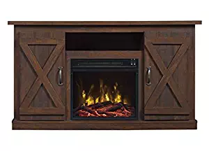 Comfort Smart Killian Electric Fireplace TV Stand, Espresso