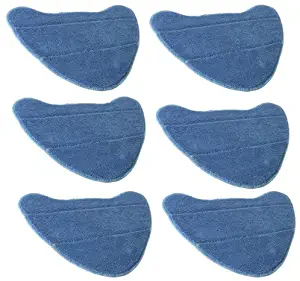 Spares2go Microfibre Cleaning Pads For Vax S7 S7-A S7-A+Total Home Duet Master Steam Cleaner Mops (Pack of 6)