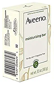 Moisturizing Bar with Nourishing Oat for Dry Skin, Fragrance Free 3.5 oz - 2 - PACK