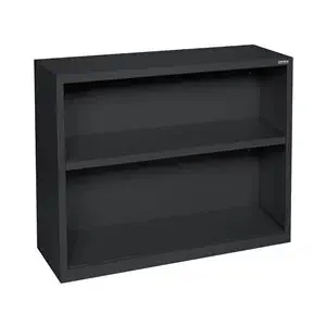 Sandusky Lee BA10341230-09 Elite Series Welded Bookcase, 12" x 30" x 36", Black