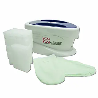 Waxwel Paraffin Wax Bath Unit w/Unscented Kit: Includes 6 lb Unscented Wax, 100 Liners, 1 Mitt, 1 Bootie