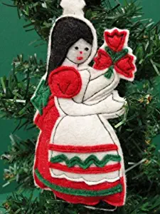 Felt Hungarian Lady Ornament