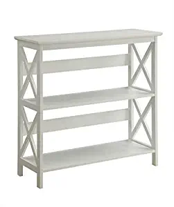 Convenience Concepts Oxford 3-Tier Bookcase, White