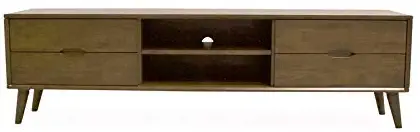 MIDINMOD Houston Furniture Walnut TV Stand