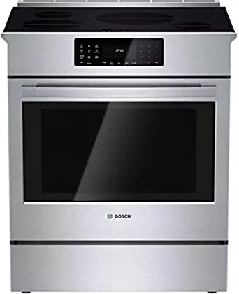 HII8055U 30 800 Series Induction Slide-In Range with 4 Cooktop Elements Induction Technology Warming Drawer SpeedBoost and Genuine European Convection in Stainless Steel