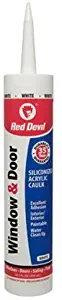 Red Devil 0846 Window & Door Caulk 35 Yr. Siliconized Acrylic White 10.1 Oz. Cartridge