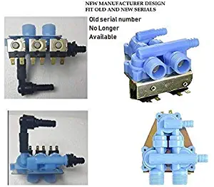 Global Products Washer Water Inlet Valve, 3 Coil Compatible with Whirlpool Kenmmore PS341642 AP3096174 PD00005226