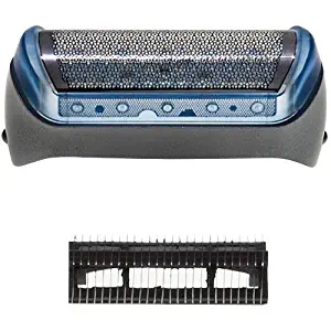 ShaverAid Electric Razor Screen Foil and Cutter Blade fits Braun Cruzer, 10b, 20b Shavers Gray