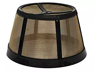 GoldTone Brand Reusable Coffee Filter fits Bunn Coffee Maker and Brewer. Replaces your Bunn Coffee Filter 10 Cup Basket and Bunn Permanent Coffee Filter (1)