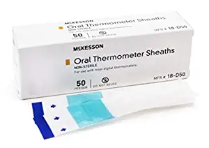 MCKESSON Oral Thermometer Sheath Medi-Pak Digital Thermometer (#18-D50, Sold Per Box)