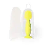 Yellow Mini BabyBum Diaper Cream Brush - Soft Silicone Diaper Cream Applicator
