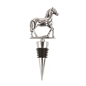 Twine 3829 Old Kentucky Home Derby Wine Bottle Stopper Accessory, Bar Tool, 5", Multicolor