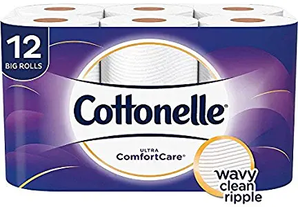 Cottonelle Ultra ComfortCare Big Roll Toilet Paper, Bath Tissue, 12 Toilet Paper Rolls