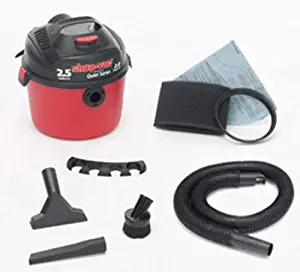 Shop-Vac 586-02-04 2-1/2-Gallon 2 HP Wet/Dry Vacuum with Accessories