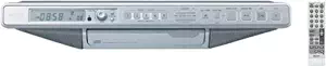 Sony ICF-CD553RM Under Cabinet Kitchen CD Clock Radio (Silver) (Discontinued by Manufacturer)