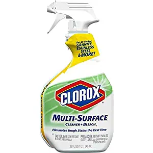 Clorox Multi Surface Cleaner and Bleach Spray, 32 ounces (Pack of 3)