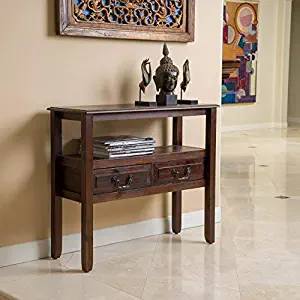 Christopher Knight Home Noah Brown Mahogany Wood Accent Table