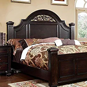 247SHOPATHOME bed-frames, California King, Walnut