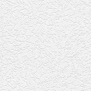 Norwall NW48918 Grace Series Vinyl Textured and Paintable Design Large Wallpaper Roll, 21" W x 33' L, White,