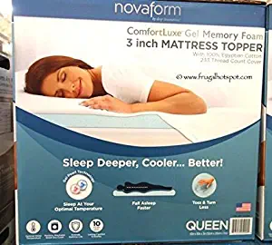 NovaForm 3" Pure Comfort Memory Foam Mattress Topper (Queen)