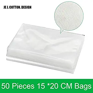 Fast Shipping 50 pieces/lot 15 * 20CM Bags for Vacuum Sealer Packing Machine 15x20 CM Vacuum Packer Bag for Food Keep Food Flash