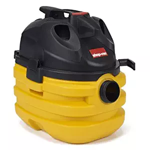 Shop-Vac 5872800 5 gallon 6.0 Peak HP Portable Heavy Duty Wet & Dry Vacuum Yellow/Black Tool & Cord Storage & Dual Filtration, Uses Type AA Cartridge Filter & Type E Filter Bag