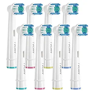 Generic Oral B Precision Clean Replacement Brush Heads Compatible With Oral-b Braun Pro 500 1000 3000 5000 7000 Vitality models, Remove Plaque And Decrease Gingivitis