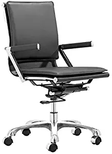 Zuo Lider Plus Office Chair, Black