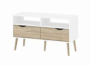 Tvilum Diana TV Stand, White Oak