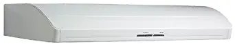 Broan E66130WH Elite Ultra Quiet Range Hood, 30-Inch, White