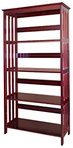 ORE International 4 Tier Bookshelves - Cherry