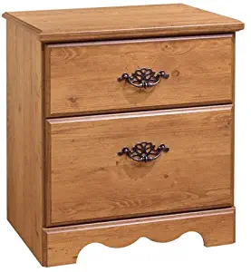 South Shore Prairie 2-Drawer Nightstand Country Pine