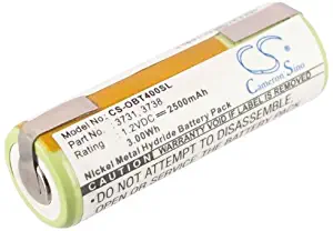 2500mAh Battery Replacement for Oral-B 9900 Toothbrush, Professional Care 8000, Professional Care 8300, Professional Care 8500, Professional Care 9500, P/N 3731, 3738