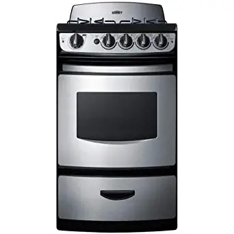 Summit PRO247SS 24 Inch Gas Freestanding Range in Stainless Steel