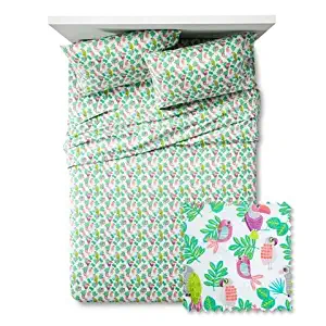 Pillowfort Parakeet Paradise Twin Sheet Set