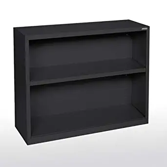 Sandusky Lee BA10361830-09 Elite Series Welded Bookcase, 18" x 30" x 36", Black