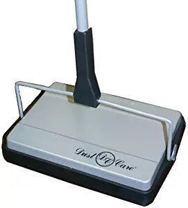 Dust Care DC 1001 Non Electric Commercial Grade Carpet Sweeper with Clean Out Comb On-Board, 3 Brush System