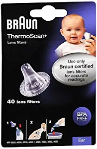 Braun ThermoScan Lens Filters - 40 ct, Pack of 2