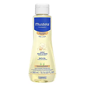 Mustela Bath Oil, Gentle Baby Bath Oil with Natural Avocado Oil, for Dry Skin
