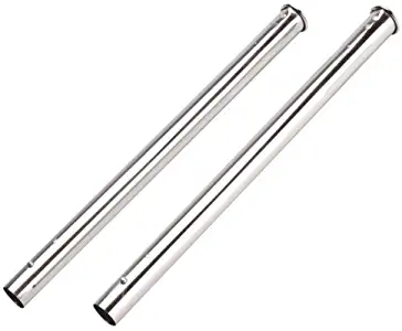 Nutone Button Lock Wands for Central Vacuums, with Plated Chrome Finish