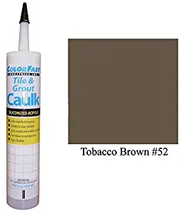 Color Fast Caulk Matched to Custom Building Products (Tobacco Brown Sanded)