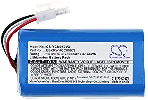 XPS Replacement Battery for ICLEBO ARTE YCR-M05 POP YCR-M05-P Smart YCR-M04-1 Smart YCR-M05-10 YCR-M05-10 YCR-M05-11 YCR-M05-20 YCR-M05-30 YCR-M05-50 PN EBKRTRHB000118-VE EBKRWHCC00978