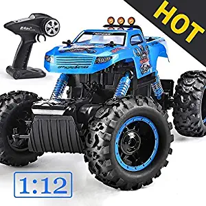 NQD Remote Control Trucks Monster RC Car 1: 12 Scale Off Road Vehicle 2.4Ghz Radio Remote Control Car 4WD High Speed Racing All Terrain Climbing Car Gift for Boys