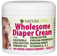 Nature Only 100% Natural Diaper Rash Cream, 4 oz