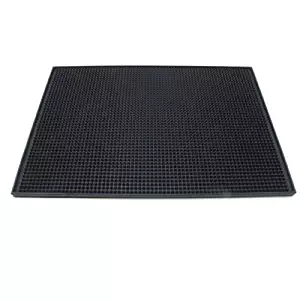 BonBon Professional 18" x 12" Rubber Bar Service Mat (1)