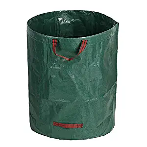 Best Design Plant Bag Organic Waste Storage Basket Garden Yard Compost Fertilizer, Garden Refuse Bin - Kitchen Compost Container, Green Plastic Bins, Large Basket With Lid, Vegetable Storage Bin