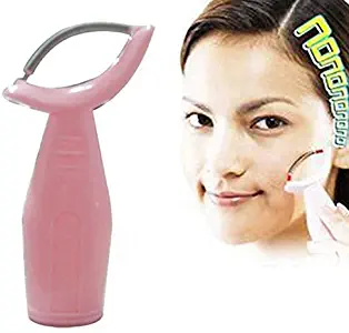 PyLios-Topseller-1pc Pink Face Facial Hair Remover Epistick Beauty care Epilator Roller Smooth Bend Spring Epilator