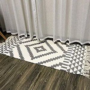 Carpet Cotton Soft Tassel Home Carpet for Living Room Bedroom Kid Room Decorate Home Floor Door Mat Simple Nordic Area Rug