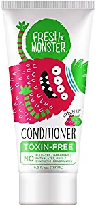 Fresh Monster Natural, Toxin-free Kids Hair Conditioner, Strawberry Smoothie,1 count 6 oz.